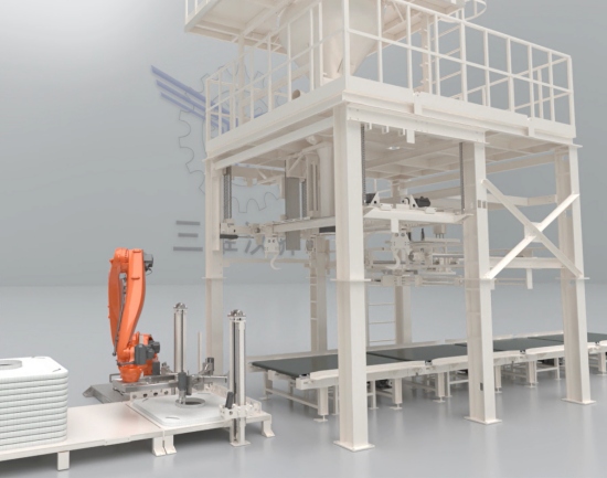 四袋系噸袋全自動(dòng)包裝解決方案